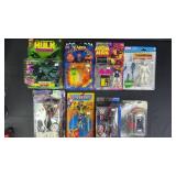 Assorted NIP Action Figures w/ Marvel