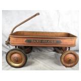 1930's Steel Toy Taxi Cab Childs Wagon