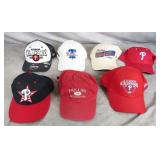 6pc Philadelphia Phillies Baseball Caps Lot