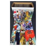 Short Box Of Marvel & DC Comic Books