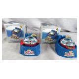 2pc Wind Up Toy U.F.O. Savings Bank Lot