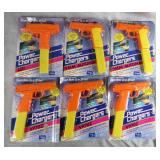 6pc 1987 Larami Power Chargers Water Guns Lot