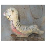 Cast Aluminum Caterpillar Playground Spring Rider