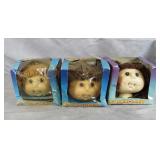 3pc 1984 Original Doll Baby Head Lot