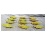 12pc 1978 Plastic Ankylosaurius Figures Lot