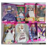 8pc 1993-1995 Barbie Dolls Lot
