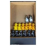 Vtg F&F Plastic Premium Salt & Pepper Shakers