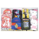 16pc Novelty Character Backpacks Lot