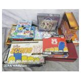 17pc Vintage & Modern Games/Puzzles Lot
