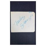 Farley Granger Signed Auto Book Page