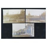 1906 Atlantic City Train Wreck Photo Postcards
