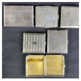 Vintage Cigarette Cases w/ German WWII