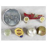 6pc Antique Car Memorabilia Lot
