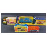 5pc Vintage Corgi & Matchbox Die-Cast w/ Boxes