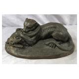 Miguel Fernado Lopez Signed Bronze Sculpture