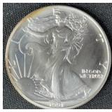 1991 U.S. Silver Eagle 1 OZ. Dollar Coin
