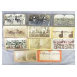 11pc Antique Steroview Cards Lot