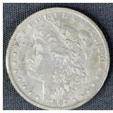 1887 U.S. Morgan Dollar 1 OZ. Silver Coin