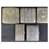Vintage Silverplate Cigarette Cases