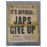 August 15 1945 Pink Edition New York Daily News