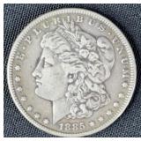 1885 U.S. Morgan Dollar 1 OZ. Silver Coin