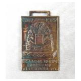 1927 U.S.A.A.C. Memorial Camp Crane Watch Fob