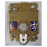 1930 German 25th Anniversary Marburg Car Emblem