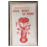 1956 Celluloid Mechanical Chick Merry Go Round