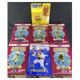 7pc NIP Starting Lineup Figures w/ Cooperstown