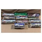 11pc Vtg Trucks w/Box