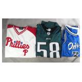 3pc Sports Jerseys Lot
