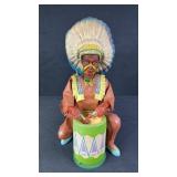 Vintage Warpath Willie Battery Op Drumming Toy