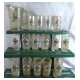 1983 Phillies Pitcher & Glasses Set