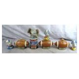 4pc Jim Beam Whiskey Decanters Lot