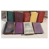 9pc Early 1900s Books