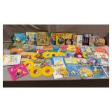 60pc Vtg Children's 45rpm+ Vinyl Records