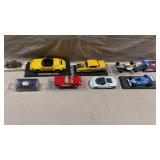 9pc Vintage Cars
