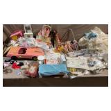 40+pc Vtg Dolls & Accessories