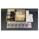 Assorted Sports Cards w/ Graded