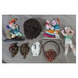 Antique Figural Cast Iron Grouping
