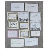 Assorted Celebrity Autographs Grouping