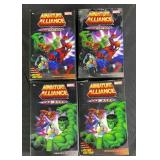 4pc Marvel Miniature Alliance Metal Figurines