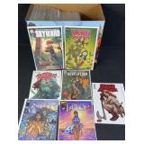 Short Box Of Comic Books w/ Signed & #1s