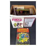 Assorted Soft Cover & Hard Cover Books w/ Comic