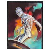 1996 Marvel Masterpieces #4 Silver Surfer / Cap