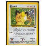 2000 Pokemon Meowth #10 Black Star Promo Card
