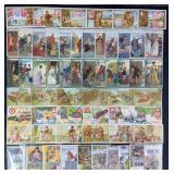 16pc Antique German Color Card Sets