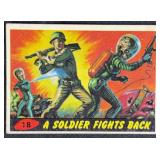 1962 Mars Attacks #18 A Soldier Fights Back Card