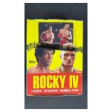 1985 Topps Rocky IV Wax Box