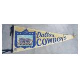 1962 Dallas Cowboys Football Photo Pennant